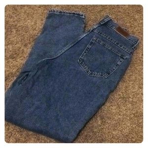 Vintage fleece lined L.L. Bean mom jeans